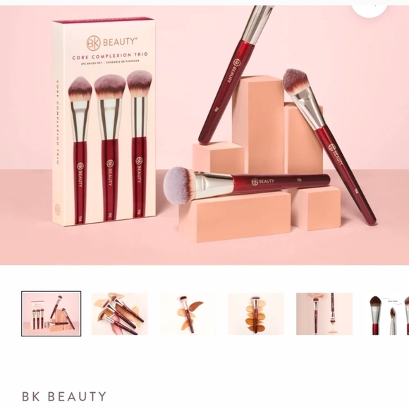 BK Beauty Core Complexion Trio Brush Set - *NEW IN BOX!* - Picture 6 of 8